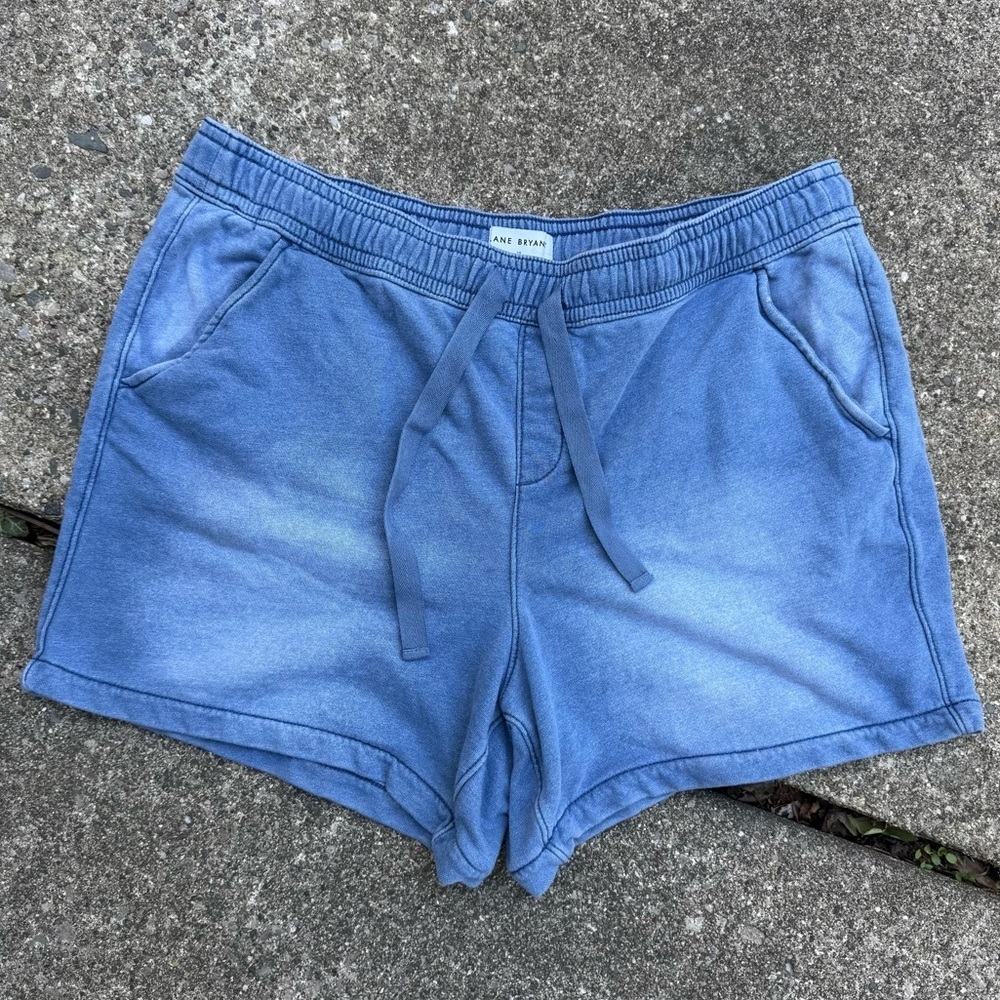 Lane Bryant Pull-On Relaxed Fit Knit Shorts Women's Size 18 2X Light Blue - Picture 3 of 8